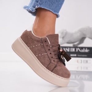 Pantofi Casual TasselStyle - MK190 Brown - Img 3