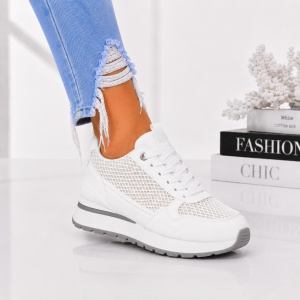 Pantofi Sport Dama Lola - LA350 White - Img 2