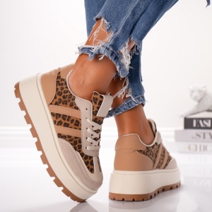 Pantofi Sport Gremy - NB769 Leopard - Img 1