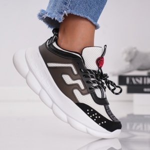 Pantofi Sport VChain - 056-3 White Black