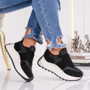 Sneakers Dama Amna - BN010-1 Black - Img 3