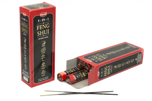 Betisoare parfumate Feng Shui 5 in 1 Set 6buc