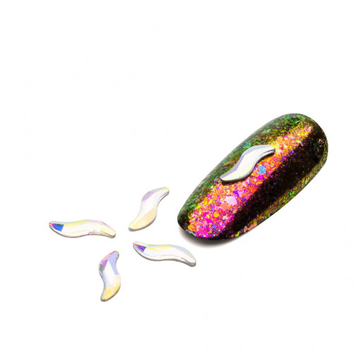 Cristale pentru unghii Multicolor Nr 28 Set 5 buc