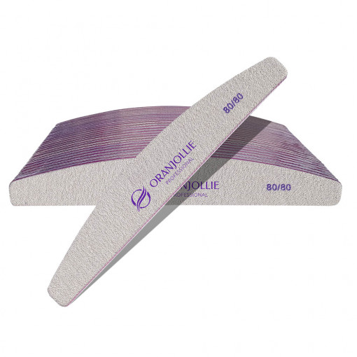 Pila abraziva forma D Oranjollie 80/80 - set 25 buc