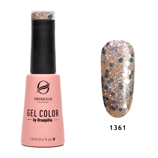 TPO FREE Oja semipermanenta Gel Color Nr.1361 12ml Oranjollie