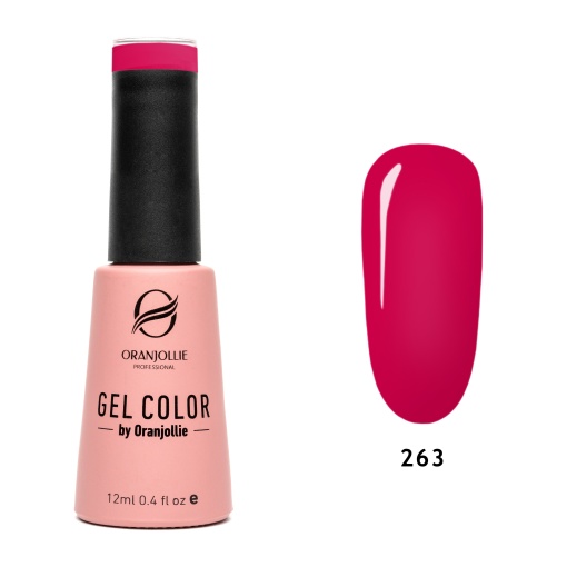 TPO FREE Oja semipermanenta Gel Color Nr.263 12ml Oranjollie