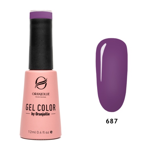 TPO FREE Oja semipermanenta Gel Color Nr.687 12ml Oranjollie