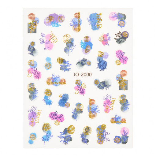 Abtibild unghii 3D JO-2000 Oranjollie