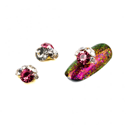 Cristale pentru unghii Multicolor Nr 69 Set 3 buc