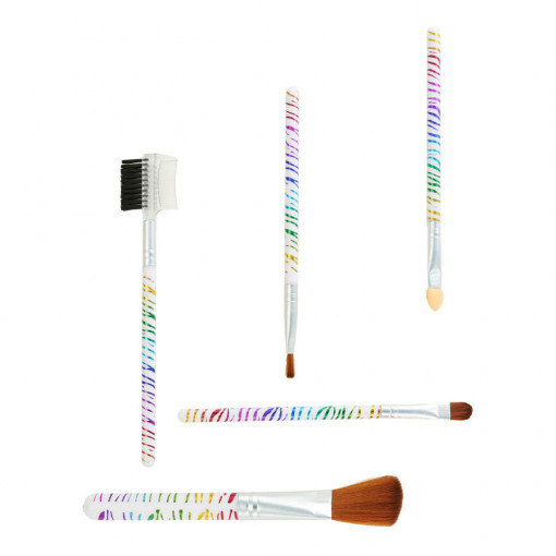 Set 5 pensule make-up W506 Curcubeu Oranjollie