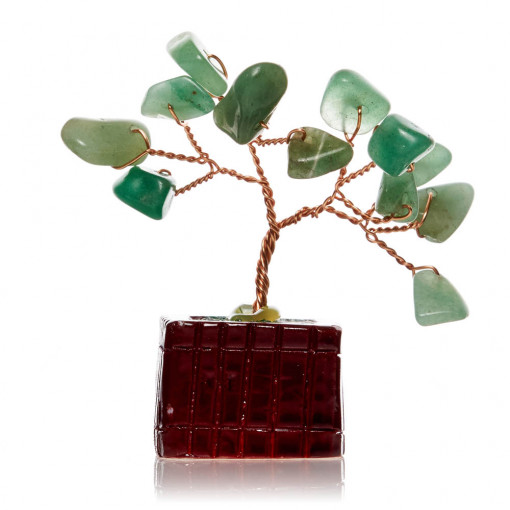 Pom cu pietre semipretioase Aventurin SS92D 6,5cm