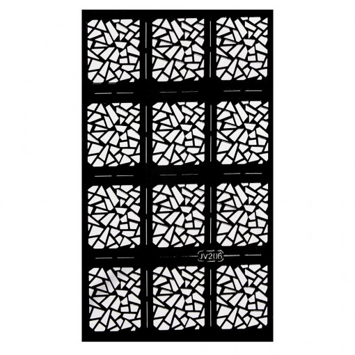 Sablon pentru unghii 3D JV206 Oranjollie