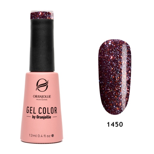 TPO FREE Oja semipermanenta Gel Color Nr.1450 12ml Oranjollie