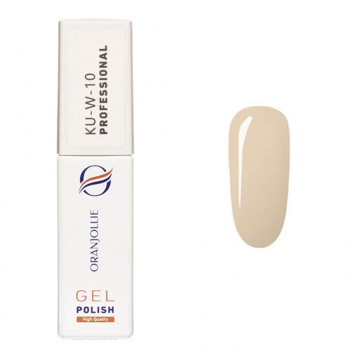 Oja semipermanenta Gel Polish KU-W10 9ml Oranjollie