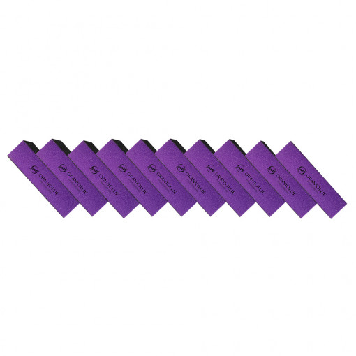 Buffer abraziv mov/negru Oranjollie - set 10 buc