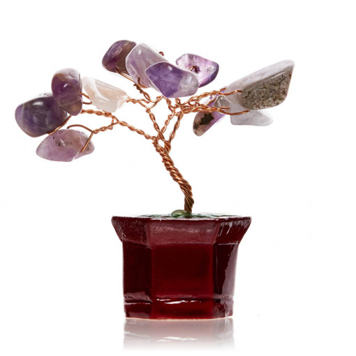 Pom cu pietre semipretioase Ametist SS92A 6,5cm