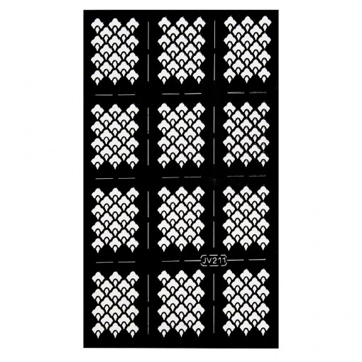 Sablon pentru unghii 3D JV211 Oranjollie