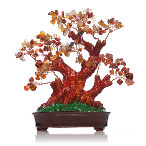 Pom cu pietre semipretioase Carneol SS90E 22,5cm