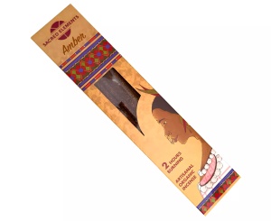 Betisoare parfumate Sacred Elements - Amber - 10/set - Img 1
