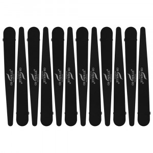 Clips Oranjollie negru silicon 12 la set - Img 1