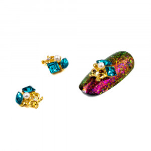 Cristale pentru unghii Turquoise Crystal Nr 76 Set 3 buc
