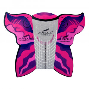 Rola sablon fluture roz Oranjollie 50 buc