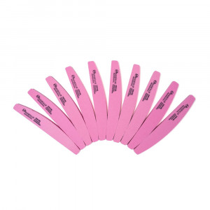 Pila buffer washable roz forma D Oranjollie - set 10 buc