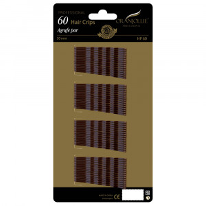 Agrafe Oranjollie maro 60 la set(50 mm)