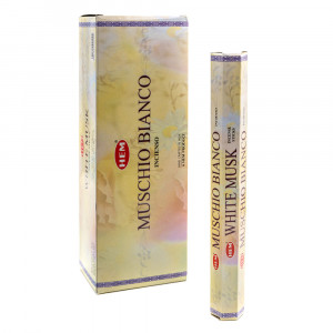 Betisoare parfumate HEM White Musk ( Musc alb) Set 6buc