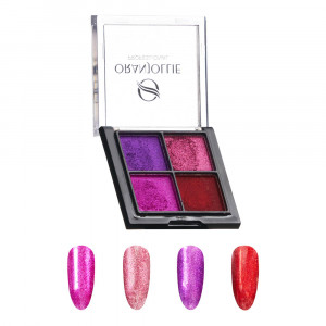 Paleta pigmenti holografici 010 W58H Oranjollie