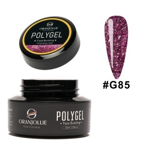 Polygel glitter Nr. G85 35g Oranjollie