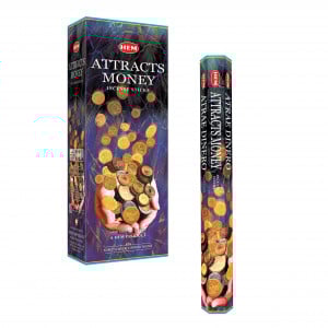 Betisoare parfumate Attracts money (Atractia banilor) Set 6buc - Img 1
