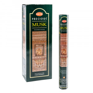 Betisoare parfumate HEM India Precious Musk Set 6buc