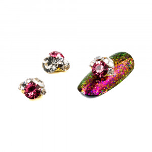 Cristale pentru unghii Multicolor Nr 69 Set 3 buc