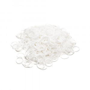 Elastice mici albe 25 gr Oranjollie
