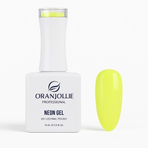 Oja semipermanenta Neon Gel Nr. 01 15 ml Oranjollie