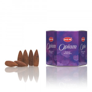 Conuri parfumate backflow Opium HEM 40buc