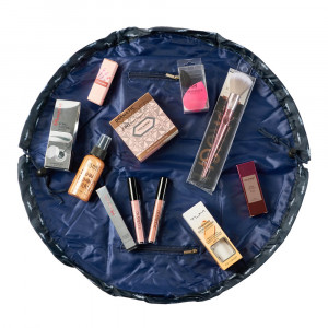 Geanta cosmetice cu snur W718 Negru/Gri Oranjollie - Img 2