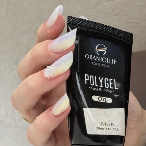 Polygel sclipici C01 Oranjollie - Img 2
