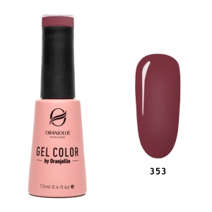 TPO FREE Oja semipermanenta Gel Color Nr.353 12ml Oranjollie