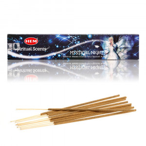 Betisoare parfumate dreptunghi Hem Spiritual Scents Mystical Nights 10buc