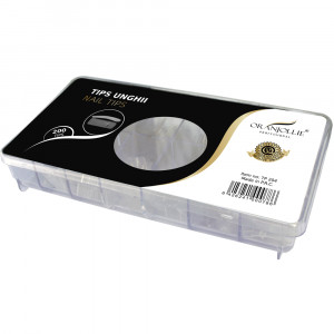 Tips Oranjollie transparent sant mare 200 buc - Img 1