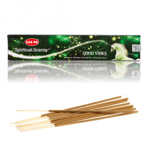 Betisoare parfumate dreptunghi HEM Spiritual Scents Good Vibes 10buc