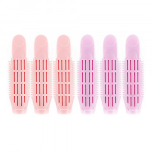 Bigudiuri plastic cu clips 6 set W653 Oranjollie