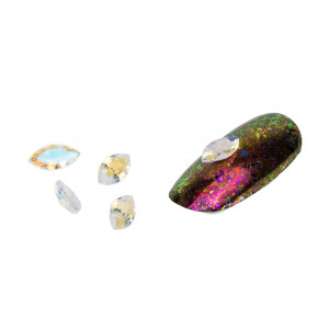 Cristale pentru unghii Multicolor Nr 08 Set 5 buc
