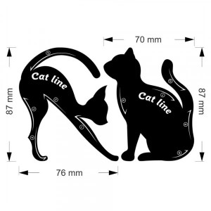 Sablon eyeliner cat eye Oranjollie - Img 3