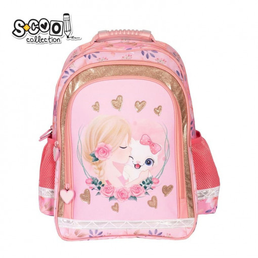 Anatomski ranac S-COOL - GIRL Glitter