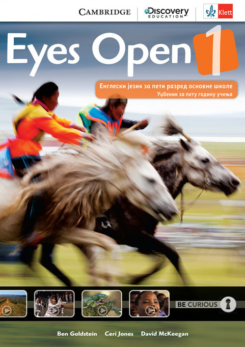 Engleski jezik 5 - Eyes Open 1 udžbenik (QR) KLETT
