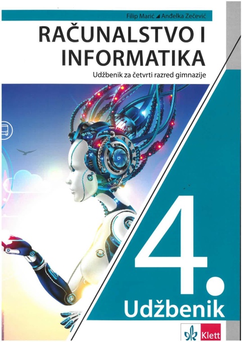 Računarstvo i informatika 4 udžbenik za 4. razred gimnazije na hrvatskom jeziku NOVO