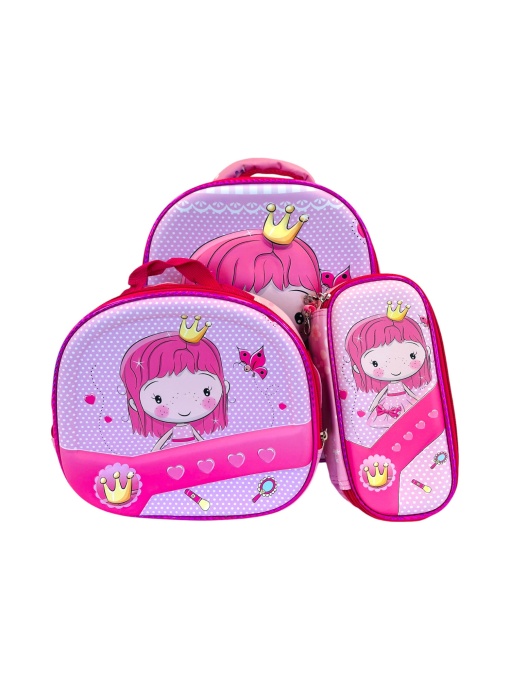 Ranac vrtić set 3u1 princeza